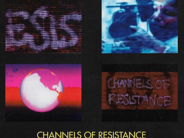 Close up of book or magazine scan. Showing Video images and TV listings in black and white.